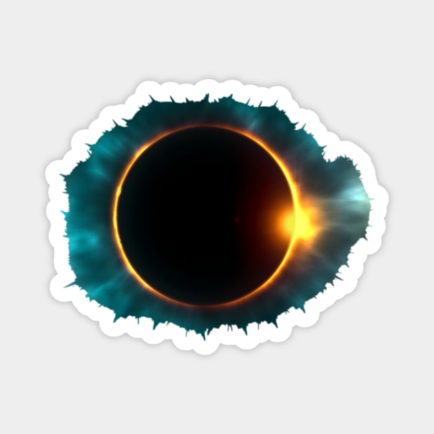 Total Solar Eclipse April 8, 2024 Magnet by Little Duck Designs