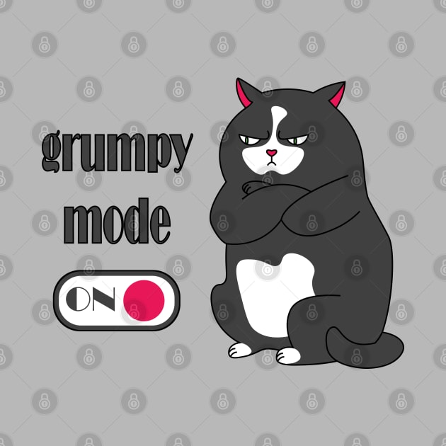 Grumpy mode on fat cat by Cute-Design