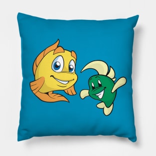 Freddi Fish & Flounder Tee Pillow