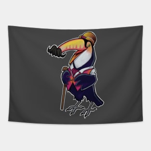 Dapper toucan Tapestry