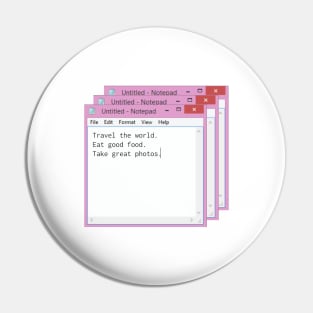 windows notepad, tumblr aesthetics Pin