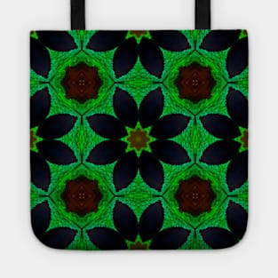 Green Blue Purple Peacock Feather Colors Pattern 16 Tote