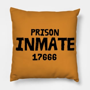 Halloween County Jail Inmate Costume Pillow