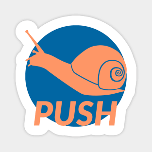 Snail Push Magnet