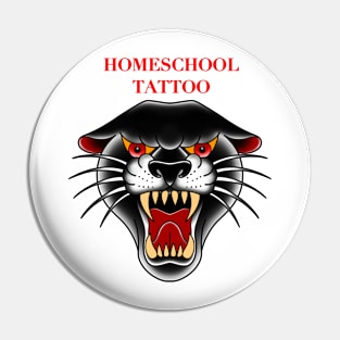 HomeSchoolTattoo Pantherhead Pin