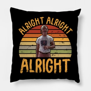 Dazed and Confused Captivating Characters Pillow