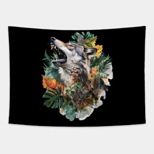 Wolf Solitude Seekers Tapestry