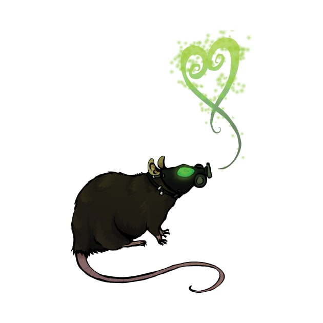 Radioactive rat by placidplaguerat