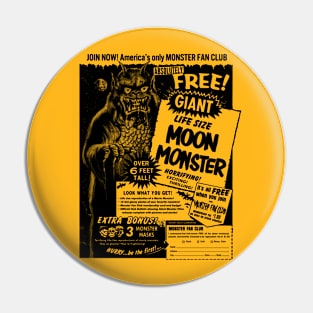 Giant Life Size Moon Monster 2 Pin