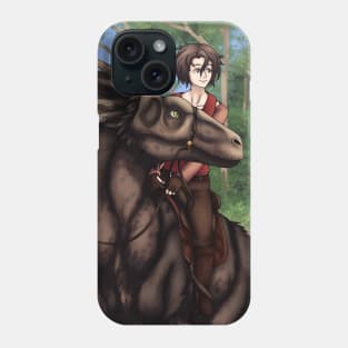 Dinosaur Rider Phone Case