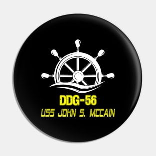 Uss John Mccain DDG 56 Gold Pin