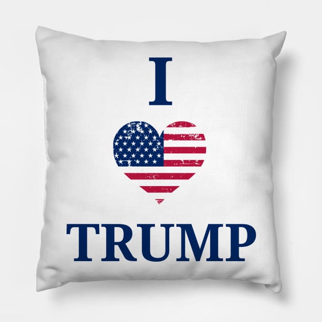 I love Trump Pillow by Aftermath15