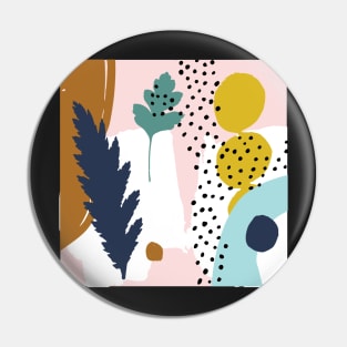Abstract Spring Pattern Pin