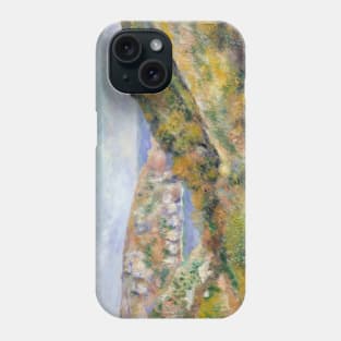 Hills around the Bay of Moulin Huet, Guernsey by Auguste Renoir Phone Case