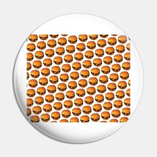 Cheeseburger Pattern Pin