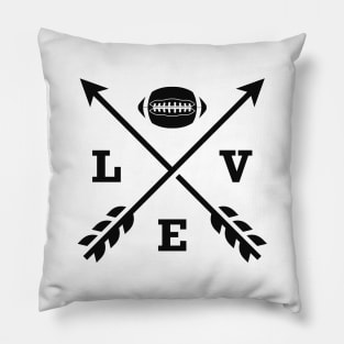 Football Love - Arrows Pillow