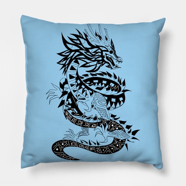 dragon arts Pillow by jorge_lebeau