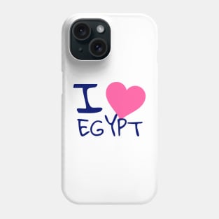 I love EGYPT Phone Case
