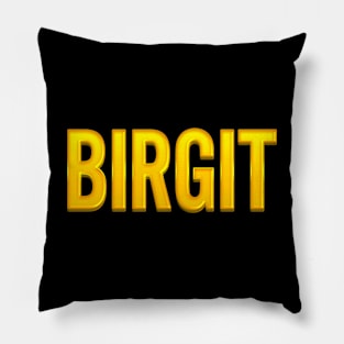 Birgit Name Pillow