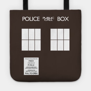 Public Call Police Box Tote