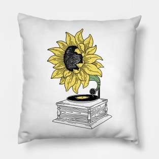 Singing in the sun Pillow