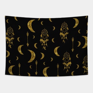 Golden Moon Tapestry