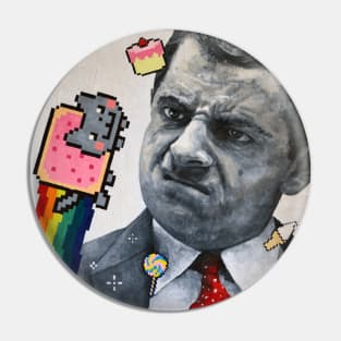 "MR BEAN & NYAN CAT ARTWORK" Pin