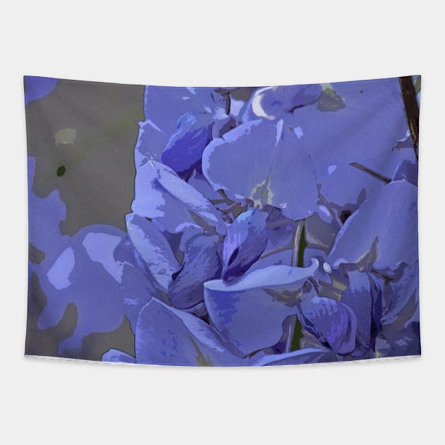 Wisteria Purple Tapestry by Scribbler Planet