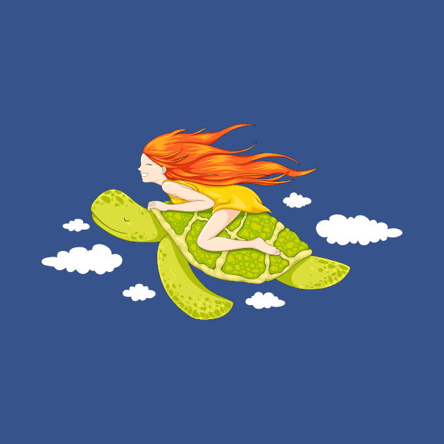 The Flying Turtle by spookylili