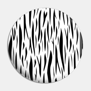 BLACK And White Tiger Pin