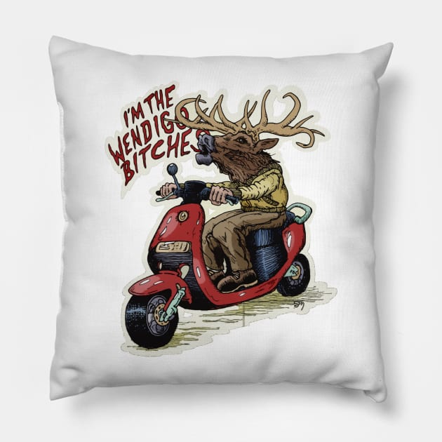 Wendigo! Pillow by Froobius