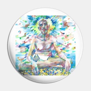 RAMANA MAHARSHI - watercolor portrait .5 Pin