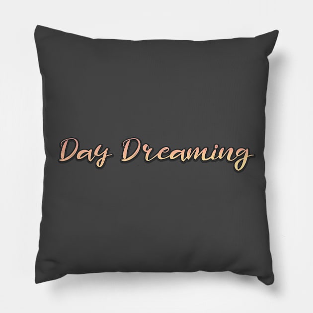 Cute Day Dreaming T-Shirt Gift Pillow by NearlyNow