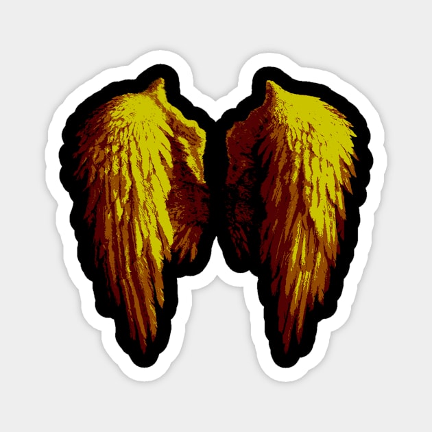 Angel Wings Magnet by BRYLZ666