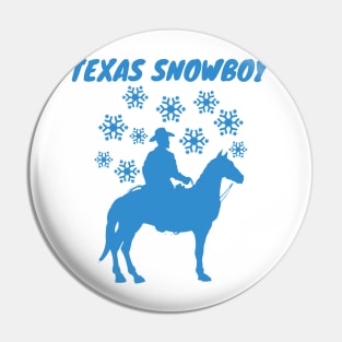 Texas Snowboy Snovid 21 Gift for Cowboy Survivor Pin