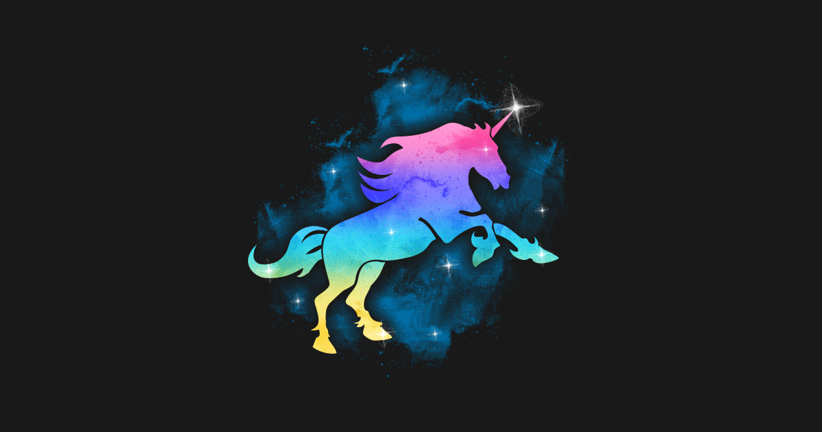 Galaxy Unicorn - Unicorn - Sticker | TeePublic