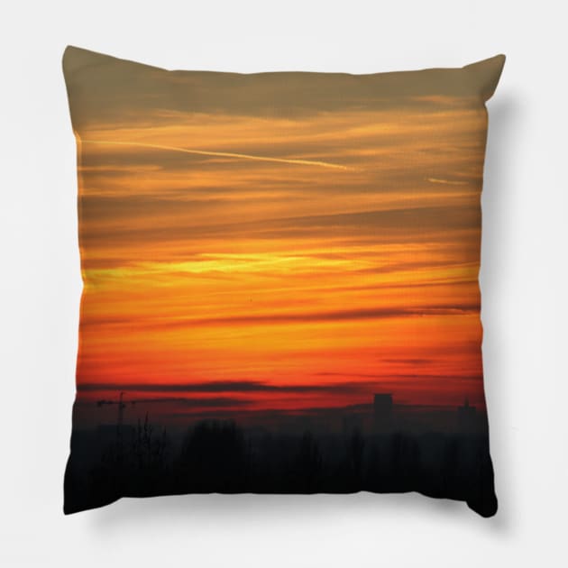 Dutch Sunset Pillow by tomg