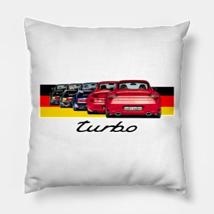 Shift Shirts Turbo Generations – 911 Turbo Inspired Pillow