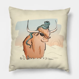 Highland Cow & Viper... in Vipers Pillow