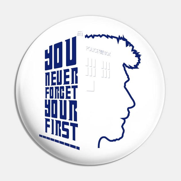 You Never Forget Your First - Doctor Who 8.5 John Hurt Pin by jadbean