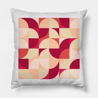 Modern Geometric (Radish) Pillow