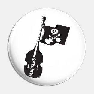 The Lurkers: Hillbilly punk flag Pin