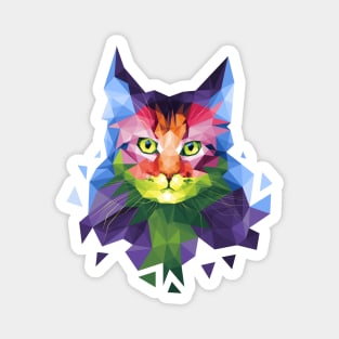 Cat pop art Magnet