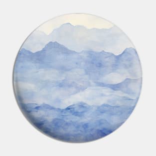 Indigo Mountains Nature Pin