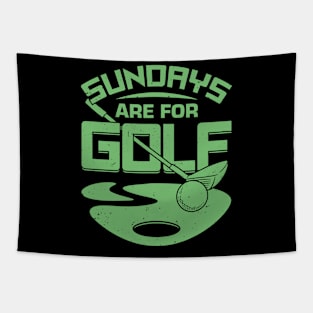 Sundays Are For Golf Tapestry