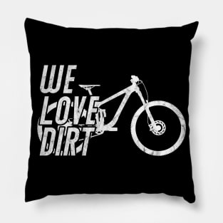 mountain biking cycling mtb gift cyclist mountain bike Pillow