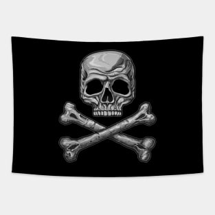 skull and crossbones Tapestry