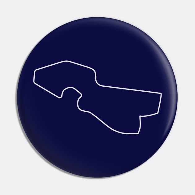 Detroit Belle Isle Circuit [outline] Pin by sednoid