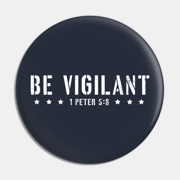Be Vigilant Pin by LinesOfCharacter