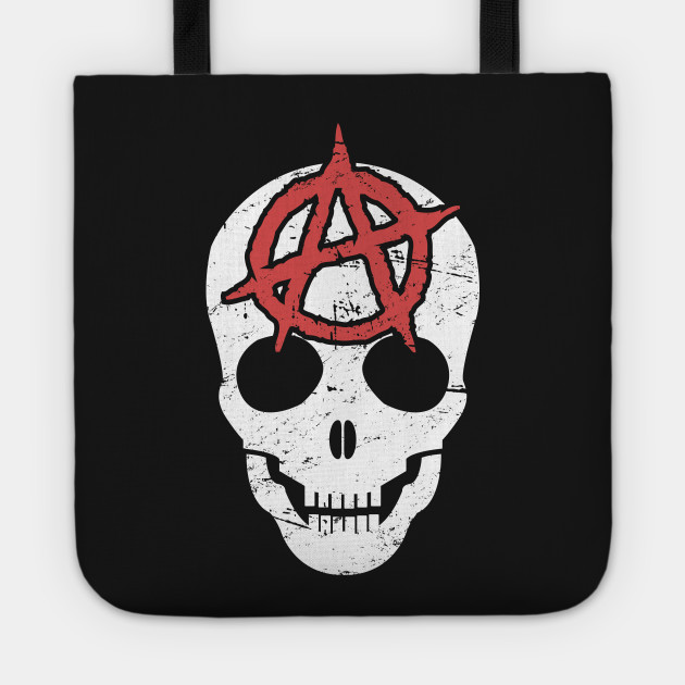 Distressed Anarchy Skull | Punk Rock